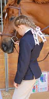 Pair Of Equestrian Pink Black Pink Show Horse Girls Pigtail Etsy Horse Girl Horses Horse Hair