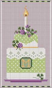 Free cross stitch patterns that everyone can download and enjoy. Free Pattern Friday March Birthday Cake Cross Stitch Kitchen Cross Stitch Flowers Wedding Cross Stitch