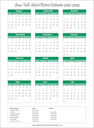 Sioux Falls School District Holidays Archives School District Calendar
