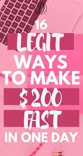 How To Make 200 Dollars Fast In One Day Are You Looking For Ways To Make Money Online Here Are The Best Ways To Make 200 Online Fast In 2020 Earn Money Online Fast How To Raise Money How To Make Money