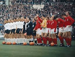 Home > famous matches > 1966 world cup: England 4 W Germany 2 In 1966 At Wembley No Time For Stage Fright As The Teams Line Up Before The World Cu 1966 World Cup Final World Cup Final 1966 World Cup