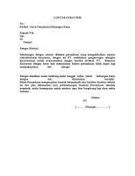 Dinas pendidikan dan kebudayaan surabaya sma n 109 surabaya jl. 7 Contoh Surat Pemutusan Hubungan Kerja Phk Yang Baik Dan Benar Hubungan Surat