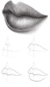 25 Excellent Pencil Drawing Ideas In Different Levels Esminity Easy Art Lessons Lips Drawing Drawings