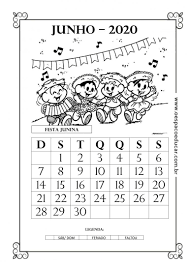 Calendário Escolar Datas Comemorativas Educação Infantil Calendarios 2020 Para Imprimir Espaco Educar Calendarios Infantis Datas Comemorativas Educacao Infantil Calendario Para Criancas