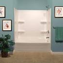 Laminated DIY Bathroom, Shower Tub Wall Panels Kits