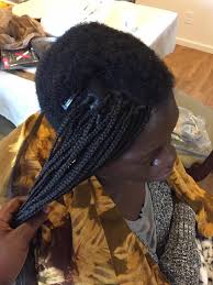 How to braid guys short hair? Small Box Braids In A Very Short Hair Shelly S African Hair Braiding And Styles Facebook