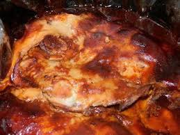 The Salty Kitchen Crockpot Bbq Chicken Breasts Honey Barbecue Honey Barbecued Chicken Crock Pot Cooking