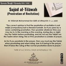 Press on the microphone button and pronounce the text. Al Markaz As Salafi Leicestershire On Twitter The Ruling Description Of The Sujud Al Tilawah Prostration Of Recitation Ramadan Ramadan2020 Ramadan1441 Sawm Fasting Ramadhan Ramadhan2020 Ramadhan1441 Tahajjud Tarawih Taraweeh Qiyam
