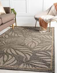 Whether you're creating a space for entertaining, or your own oasis to enjoy, find outdoor rugs you'll love, available in a variety of sizes at low prices today. Gray 8 X 10 Outdoor Botanical Rug Esalerugs
