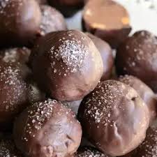 Salted Almond Fudge Truffles With Butter Sweetened Condensed Milk Milk Chocolate Chips Marshmallow Fluff Toasted Milk Recipes Fudge Condensed Milk Recipes