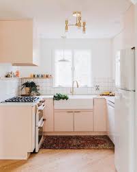 Peach is a great option for a kitchen. Our Spring Inspired By Wellness Event Inspired By This Peach Kitchen Kitchen Remodel Kitchen Interior
