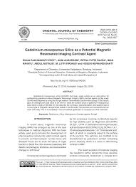 Mutalib man, an artist based in london, was born in alor setar, malaysia. Pdf Gadolinium Mesoporous Silica As A Potential Magnetic Resonance Imaging Contrast Agents