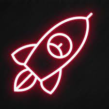 Rocket Icon In Neon Style Style Icons Rocket Icons Neon Icons Png Transparent Clipart Image And Psd File For Free Download Neon Light Icon Wallpaper Iphone Neon
