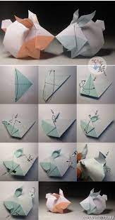 Cute Origami Bunny Instruction Tutorial Paper Folding Origami Instructions Origami Easy Cute Origami Origami Diagrams Paper Crafts Origami