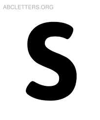 Big Printable Abc Letters S Free Printable Alphabet Letters Printable Abc Letters Alphabet Letter Templates