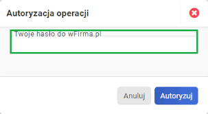 Jak zmienić hasło do konta w systemie wFirma.pl?