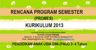 Contoh rpp mapel system internet of things smk mak kelas 11 teknik komputer dan informatika. Program Semester Kb B Usia 3 4 Tahun K13 Smt 1 2 Kampus Pendidikan