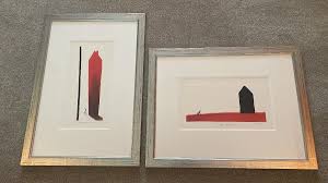 Mackenzie Thorpe framed Límited editions, A Telegraph Pole & I Hope They're  In , matching pair with COA's 12/850 both framed. My first ever Mackenzie's  but they're no good in the loft,