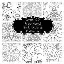 Over 100 Free Hand Embroidery Patterns Needle Work