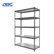 Optional galvanized dispensing shelf hangs off the front lip of the sump,providing a secure, stable platform to place containers. Wholesale Abctools Rack 48 W X 24 D X 72 H 5 Shelf Heavy Duty Galvanized Steel Metal Shelving Boltless Stacking Storage Racks Manufacturers And Suppliers Abc