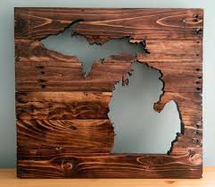 Michigan Cutout Silhouette Wall Art Reclaimed Wood Wall Hanging 20 X 20 Silhouette Wall Art Reclaimed Wood Wall Art Reclaimed Wood Wall