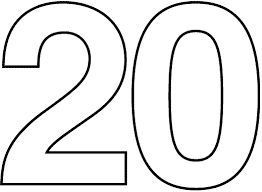 To Loose 20 Pounds Chiffre A Imprimer A Imprimer Coloriage A Imprimer