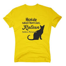 Spielen mit hunden und katzen. Hunde Haben Herrchen Katzen Haben Personal T Shirt