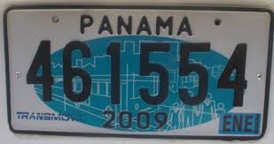 Number Plate Panama Number Plate License Plate Car License Plates