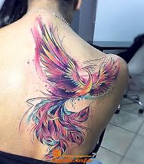 Flying birds tattoo meaning although there are an infinite variety of birds in the world, bird tattoos, in general, are commonly used to express a sense of freedom, peace and good luck. Phoenix Tattoo 100 Best Options For Photos Sketches Value Beauty 2021