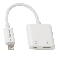 Wopow 2 In 1 Lightning To 3 5mm Headphone Jack Adapter Cable For Iphone 7 7 Plus Charging And Listening Music Headphone Computer Accessories Video Accessories