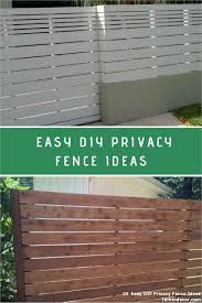 Fencing not only adds privacy and security to your home, it also increases its value and (normally) aesthetic appeal. Pin On Diy