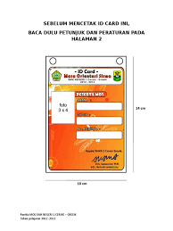 Ukuran id card dan ukuran postcard yang digunakan di indonesia mengikuti standar yang ditulis pada iso 216. Id Card Mos New
