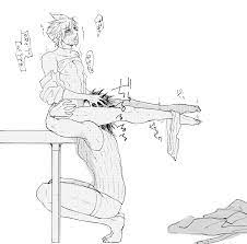 cloud strife fellatio final fantasy final fantasy vii male male  only oral yaoi zack fair 