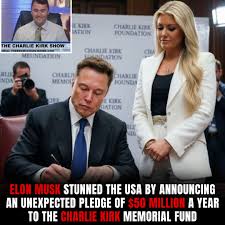 Daily - Elon Musk stunned the USA by announcing an unexpected pledge of $50 million a year to the Charlie Kirk Memorial Fund. Established by Erika Kirk, the fund will provide scholarships