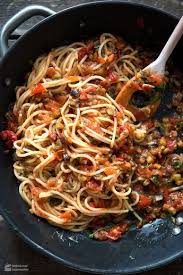 Spaghetti Alla Norma Pasta Auf Sizilianisch Madame Cuisine Rezept Sizilianische Rezepte Pasta Rezepte Einfach Einfache Gerichte