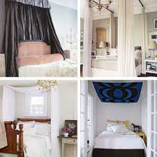 Canopy bed curtains provide a nice touch of elegance and style to any bedroom. Diy Ideas For Getting The Look Of A Canopy Bed Without Buying A New Bed Apartment Therapy