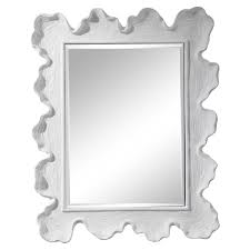 Tisdall coastal beveled accent mirror. Sea Coral Mirror Uttermost
