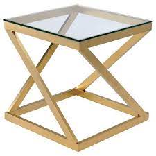 The table below shows the area under the standard normal curve to the left of z. Gold Z Shaped Metal End Table