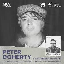 Peter Doherty in conversation to take place in Manchester