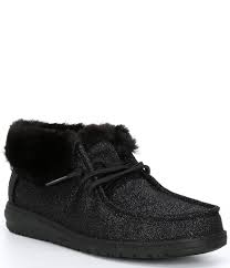 Hey dude men's wayne casual shoes $69.95. Black Hey Dude Shoes For Women Men Kids Dillard S
