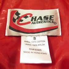 Nascar hendrick motorsports jimmie johnson chase authentics football jersey. Nascar Racing Jacket Womens S Embroidered Budweiser Chase Authentics Red The Clothing Vault