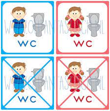 magneten wc gebruik voor in de klas peuterspeelzaal activiteiten kinderen
