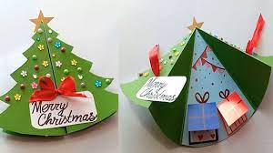 Today we have those easy to make christmas cards perfect for your 2015 greetings subscribe now!! How To Make Christmas Card Handmade Easy Card Tutorial Youtube Christmas Cards Handmade Easy Christmas Cards Kids Christmas Card Handmade