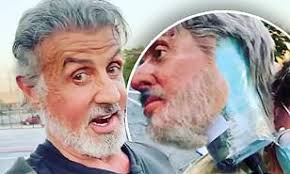 Sylvester stallone, american actor, screenwriter, and director who was perhaps best known for creating and starring in the rocky and rambo film series, which made him an icon in the action genre. Sylvester Stallone Shares Scary Prop Of His Head On Samaritan Set Daily Mail Online