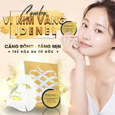 Combo vi kim cá nhân Set 1 mặt nạ tế bào gốc IDENEL 25ml + 1 vi kim 30%  IDENEL 1gr
