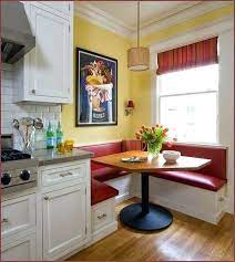 classy kitchen table booth corner bench seating butcher block counter with undermount sink