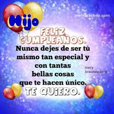 Tarjeta Cumpleanos Hijo Frases Jpg 400 400 Mensaje De Feliz Cumpleanos Cumpleanos Hijo Frases De Cumpleanos Hijo