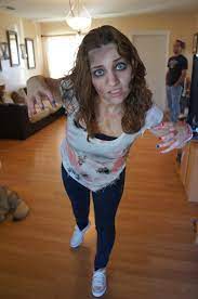 Maybe you would like to learn more about one of these? Homemade Scary Fun The Walking Dead Zombie Costume The Rebel Chick