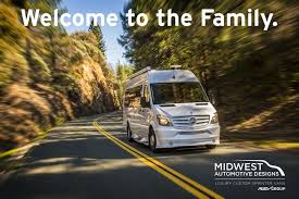 Midwest Automotive Designs Llc Manufactures Custom Luxury Mercedes Benz Sprinter Conversion Vans Limousines Sprinter Sprinter Sprinter Rv Cool Campers