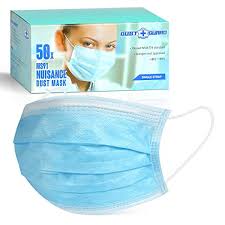 Dust Guard Disposable Sanitary Masks Medical Surgical 3 Ply Facial Mask Elastic Ear Loop Protect You From Pollen Allergen 50 Pieces In Box Sale Medical F In 2020 Facial Masks Mask Best Face Mask